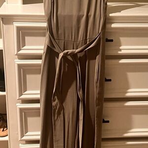 Elegant Tan Jumpsuit